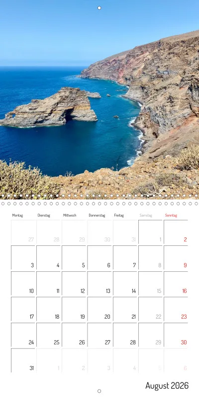 La Palma Klappkalender
