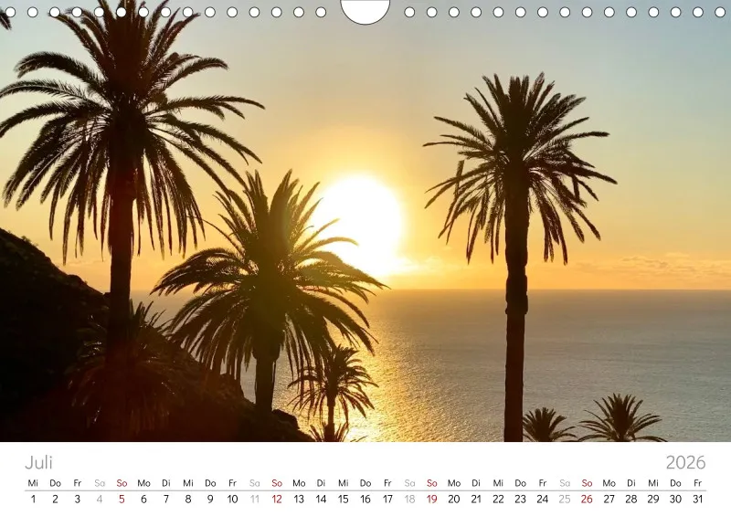 La Gomera Wandkalender