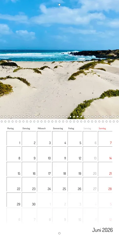 Lanzarote Klappkalender