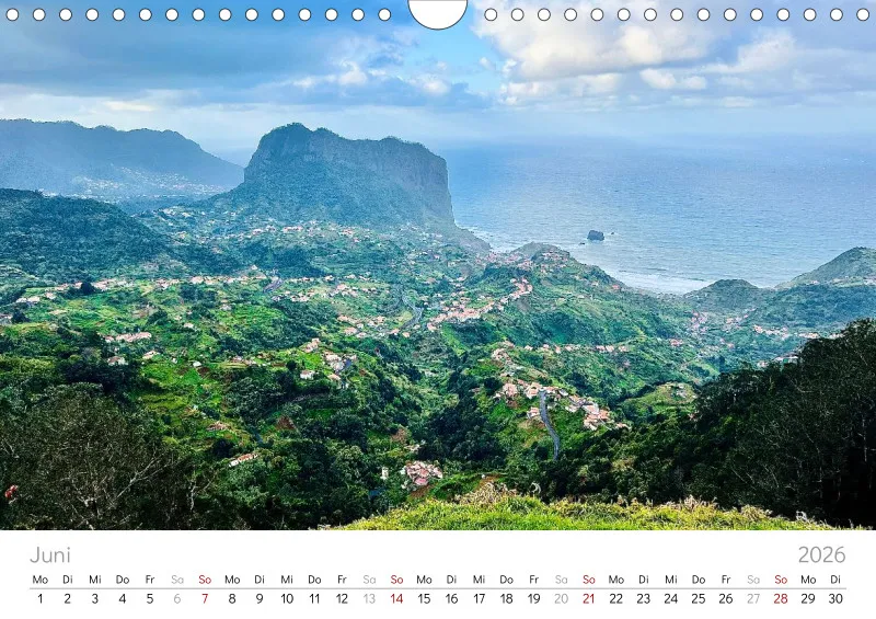Madeira Wandkalender