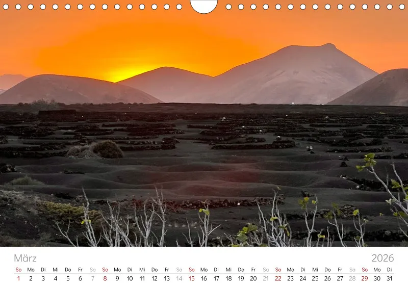 Lanzarote Wandkalender