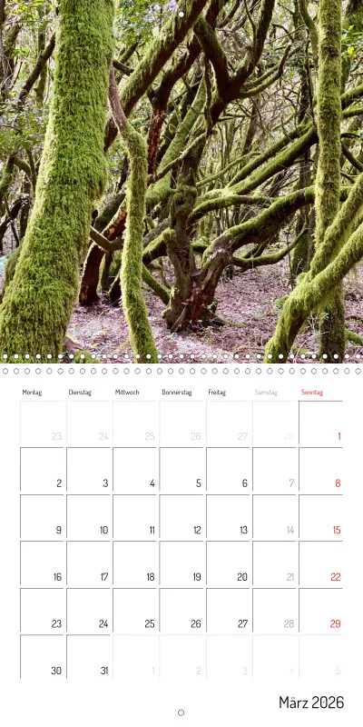 La Gomera Klappkalender