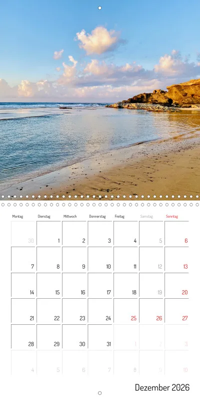 Fuerteventura Klappkalender