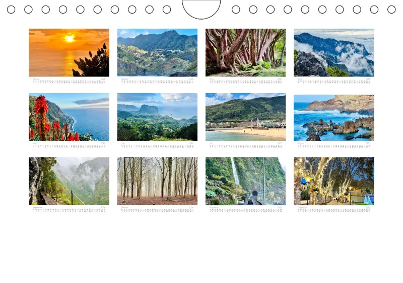 Madeira Wandkalender