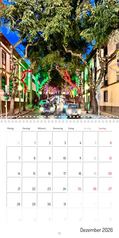 Madeira Klappkalender