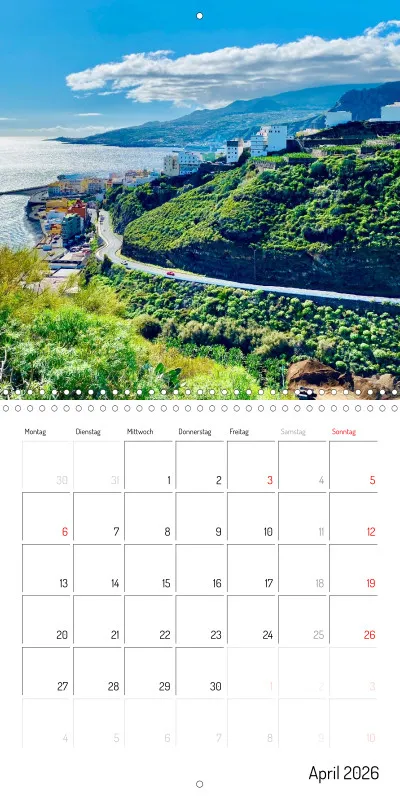 La Palma Klappkalender