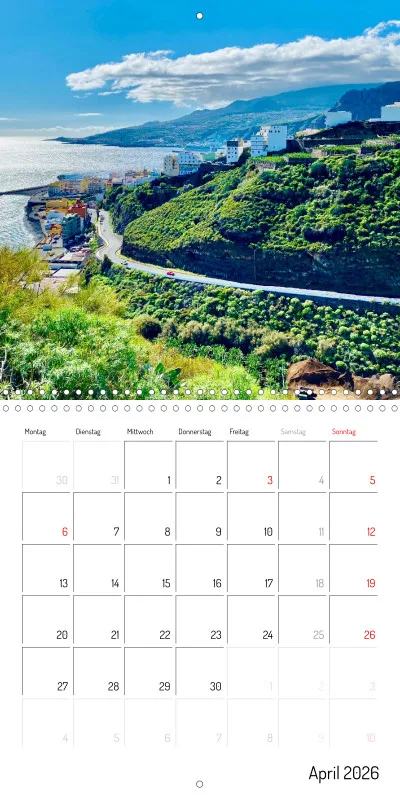 La Palma Klappkalender
