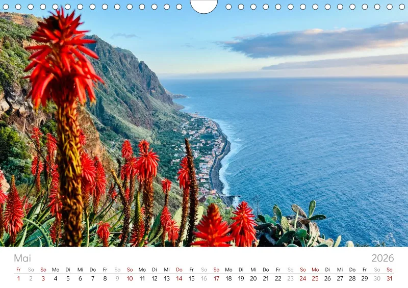 Madeira Wandkalender