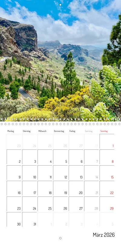 Gran Canaria Klappkalender