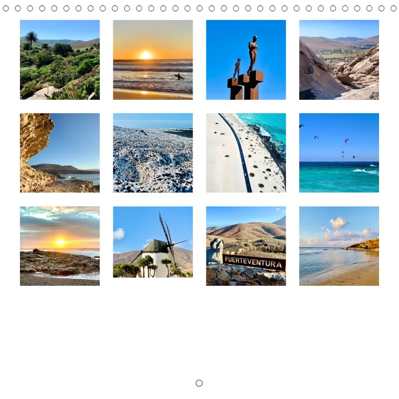 Fuerteventura Klappkalender