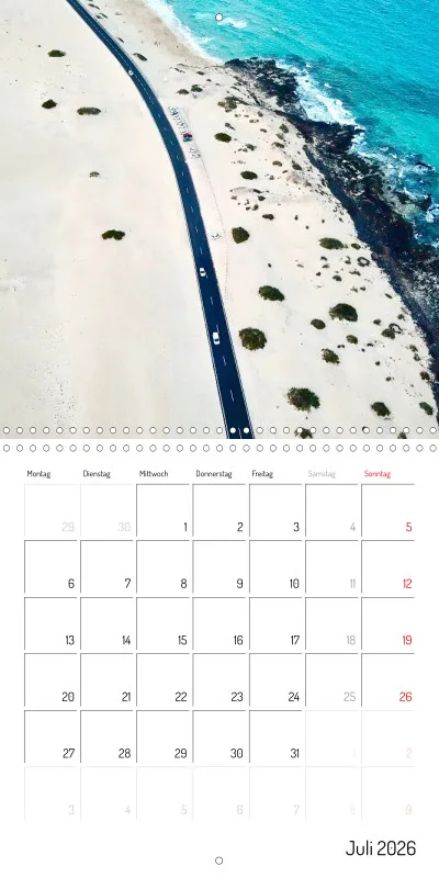 Fuerteventura Klappkalender