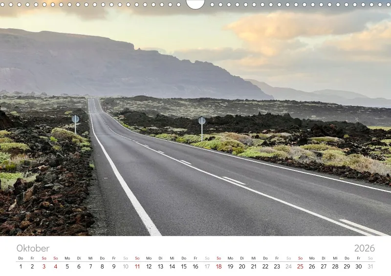 Lanzarote Wandkalender