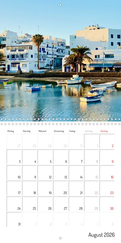Lanzarote Klappkalender