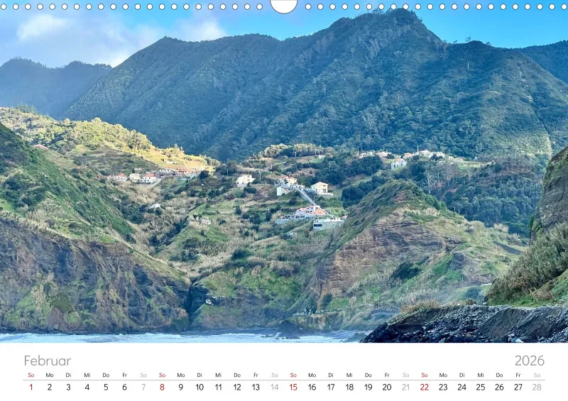 Madeira Wandkalender