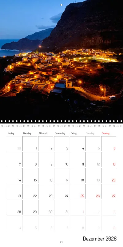 La Gomera Klappkalender