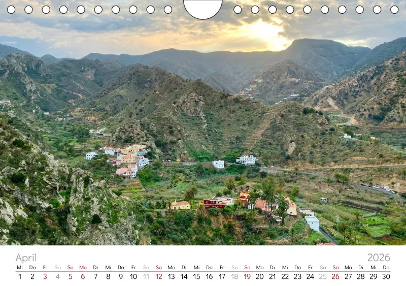 La Gomera Wandkalender
