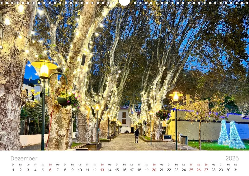Madeira Wandkalender