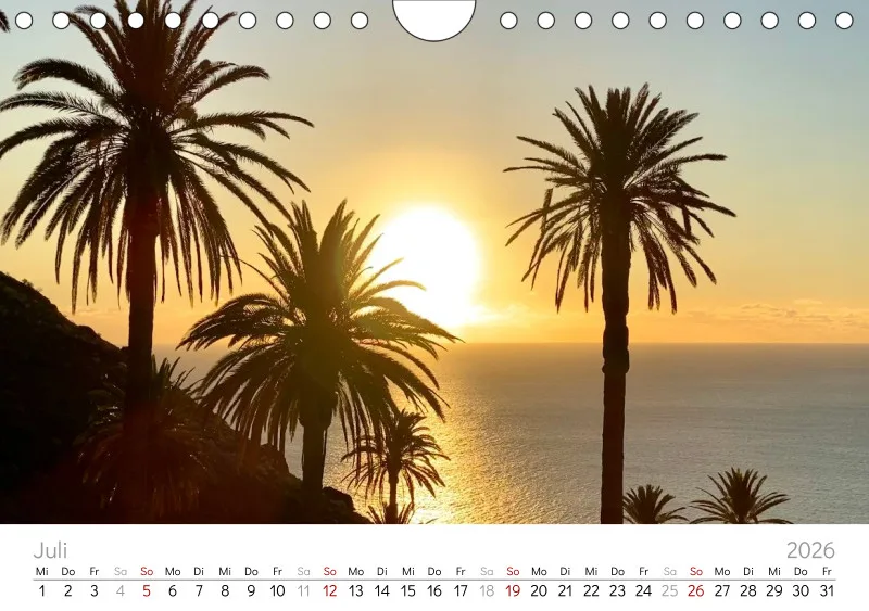 La Gomera Wandkalender