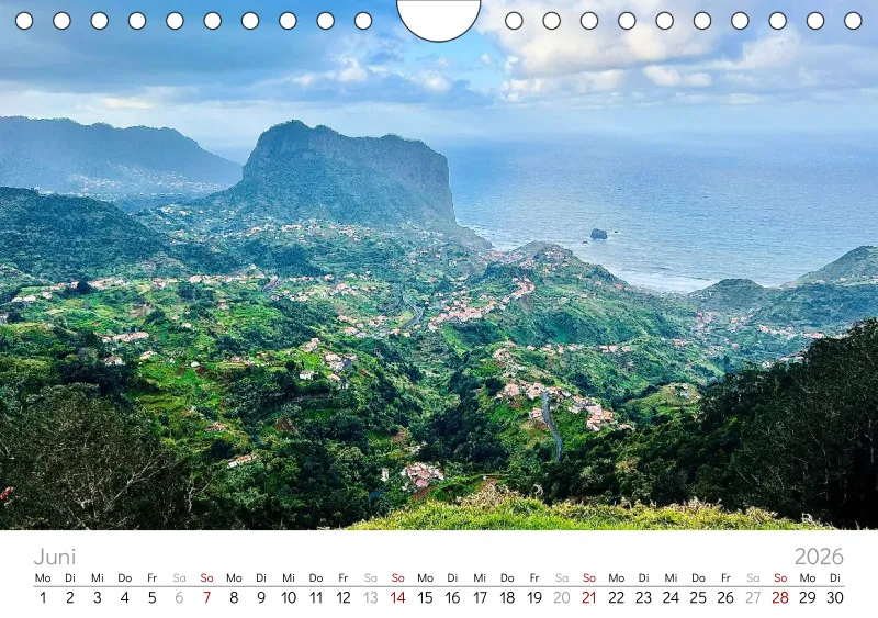 Madeira Wandkalender