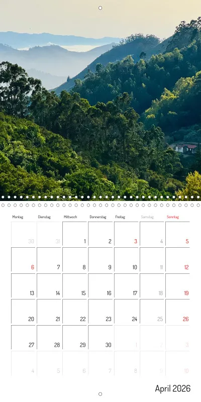Teneriffa Klappkalender