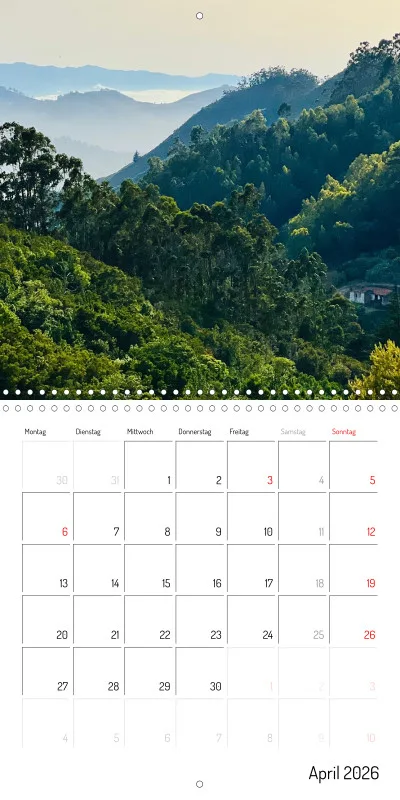 Teneriffa Klappkalender