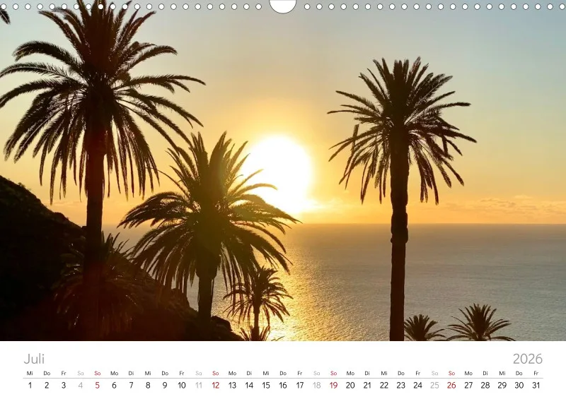 La Gomera Wandkalender