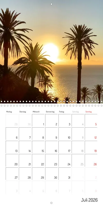 La Gomera Klappkalender