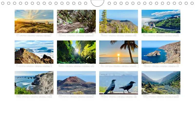 La Palma Wandkalender