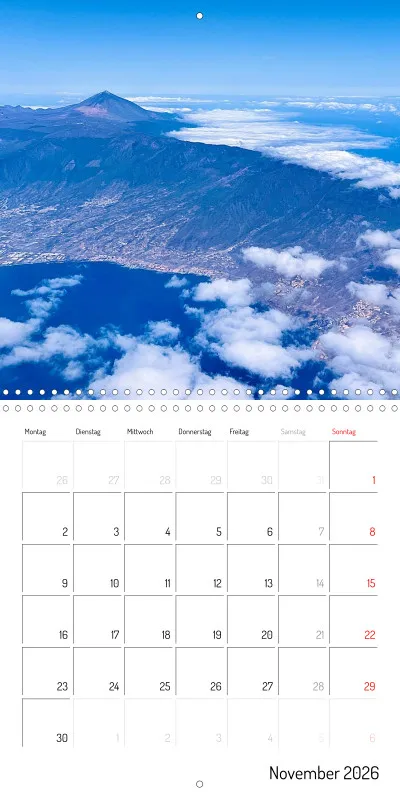 Teneriffa Klappkalender