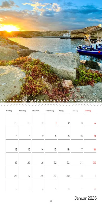 Teneriffa Klappkalender