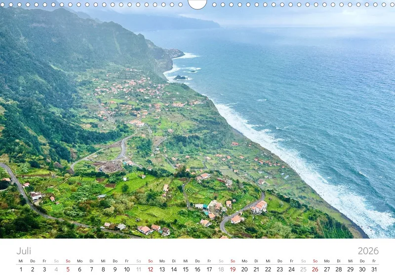 Madeira Wandkalender