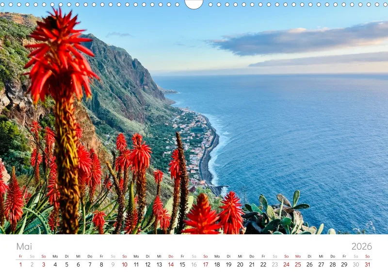 Madeira Wandkalender