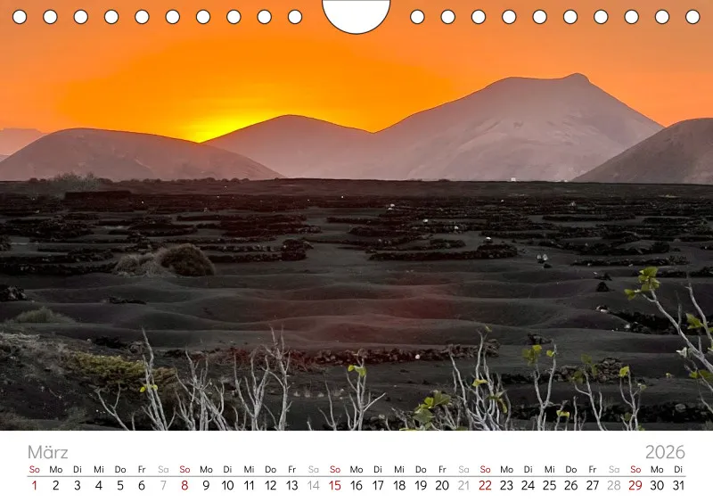 Lanzarote Wandkalender
