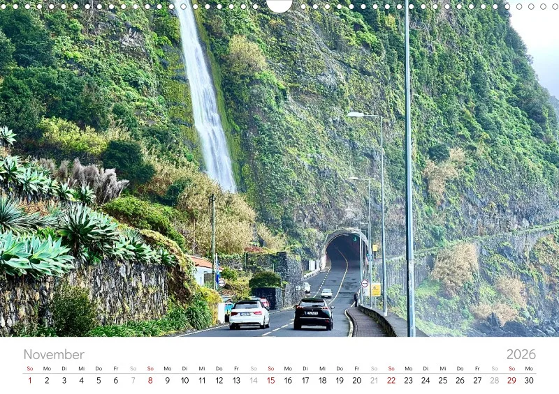 Madeira Wandkalender