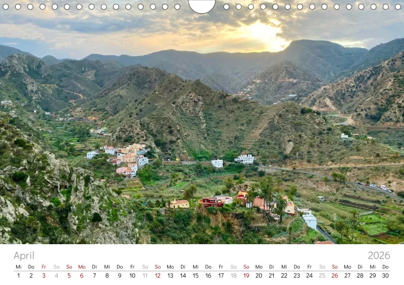 La Gomera Wandkalender
