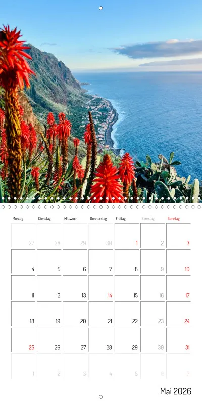 Madeira Klappkalender