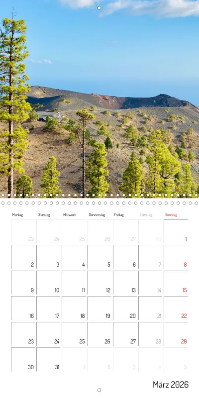La Palma Klappkalender