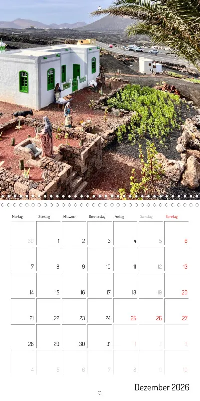 Lanzarote Klappkalender