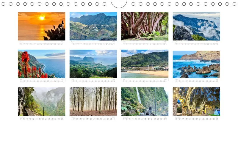 Madeira Wandkalender