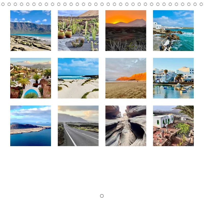 Lanzarote Klappkalender