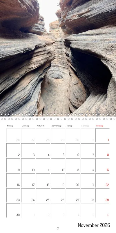 Lanzarote Klappkalender