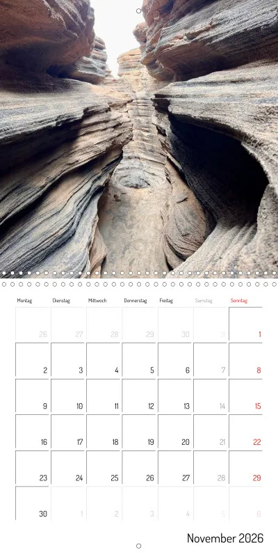 Lanzarote Klappkalender