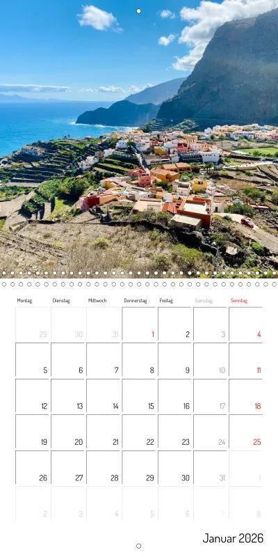 La Gomera Klappkalender
