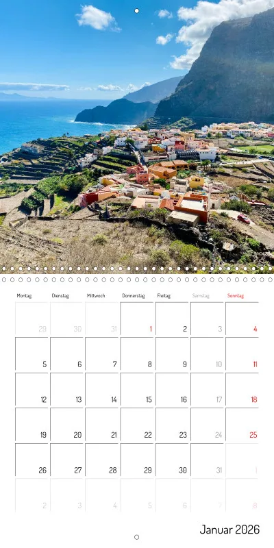 La Gomera Klappkalender