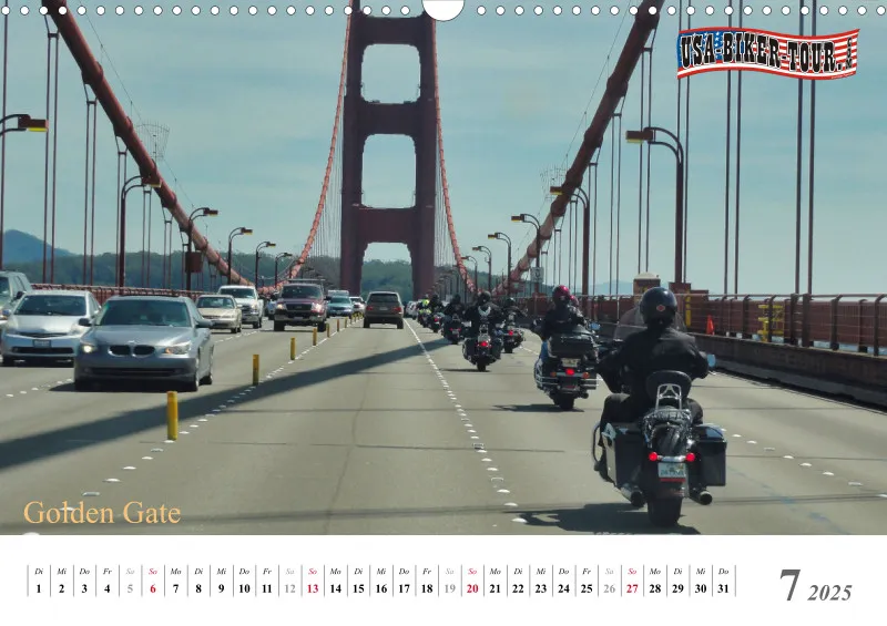 Fotokalender Bikers American Dream Wild-West 2025