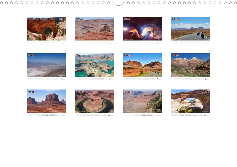 Kalender Canyon Roads