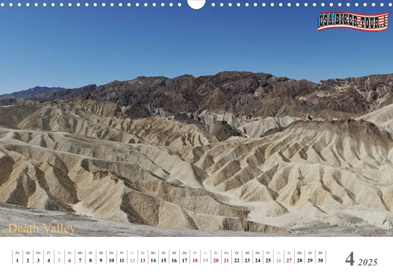 Fotokalender Bikers American Dream Wild-West 2025