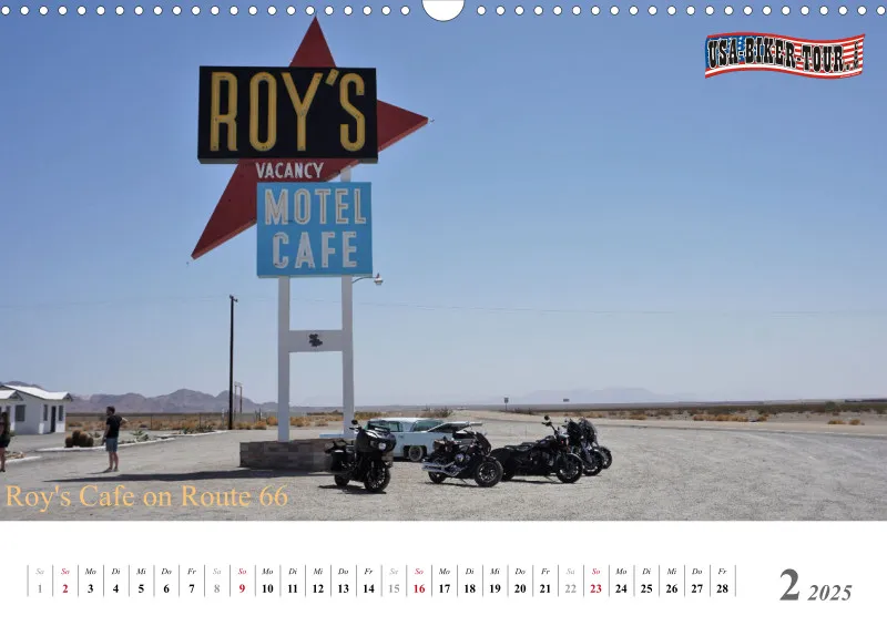 Fotokalender Bikers American Dream Wild-West 2025