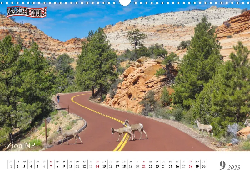 Fotokalender Bikers American Dream Wild-West 2025