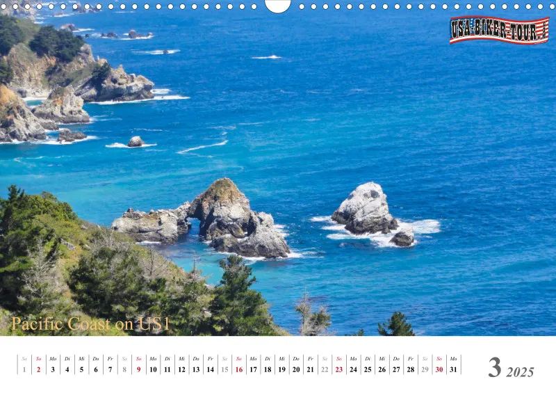 Fotokalender Bikers American Dream Wild-West 2025